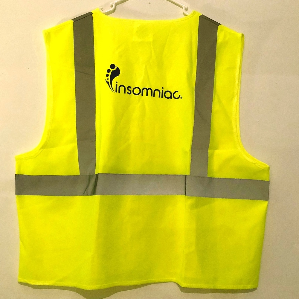 INSOMNIAC UNISEX HIGH VISIBILITY VEST (M, L, XL)